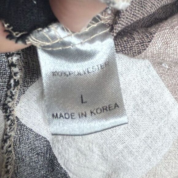 Women's Multi-Color Plaid 3/4 Length Sleeve Farmhouse Flowy Peplum Shirt - Picture 8 of 11